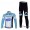 Omega Pharma Quick Step Pro Team Fietspakken Fietsshirt lange mouw+lange fietsbroeken blauw wit 434