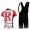RadioShack Trek Pro Team Fietspakken Fietsshirt Korte+Korte koersbroeken Bib rood wit 4313
