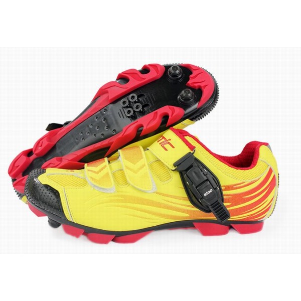 Santic Fire Road Fietsschoenen S12007 geel rood 3178
