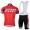 Specialized Racing Fietsshirt Korte mouw+Korte fietsbroeken Bib met zeem Kits rood 1179
