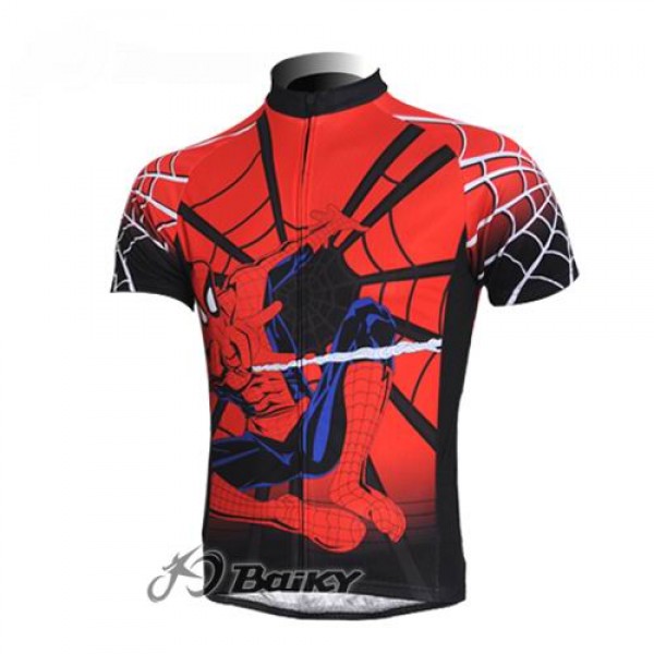 Spiderman Fietsshirt Korte mouw rood 3956