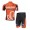 Team Euskaltel Euskadi 2014 Fietskleding Fietsshirt Korte Mouwen+Fietsbroek Korte zeem 1225