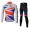 Team Sky Great Britain Verenigd Koninkrijk Fietspakken Fietsshirt lange mouw+lange fietsbroeken 766