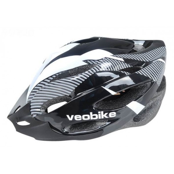 Veobike Fiets helmen wit zwart 3088