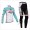 Bianchi 2014 Fietskleding Fietsshirt lange mouw+lange fietsbroeken Wit Blauw 852