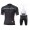 Cervelo zwart Proteam 2015 Fietskleding Set Fietsshirt Korte Mouwen+Fietsbroek Bib Korte 1717