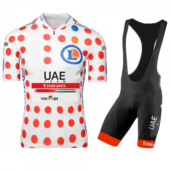 UAE EMIRATES 2020 Tour De France geel Fietskleding Fietsshirt Korte Mouw+Korte Fietsbroeken Bib 2079