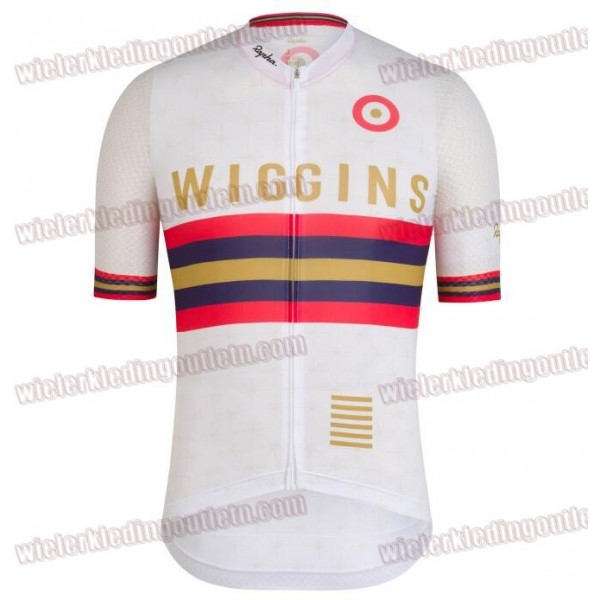 RAPHA WIGGINS PRO TEAM AERO wit Fietsshirt Korte Mouw 33nl10082