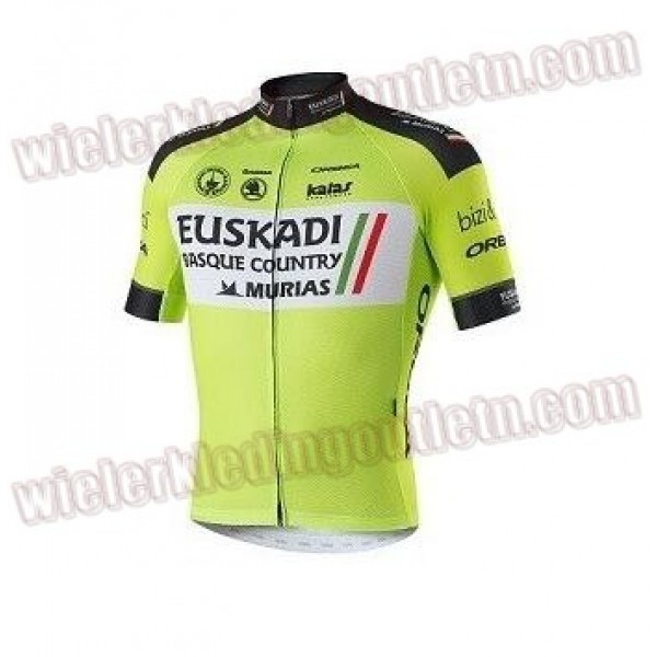 Euskadi Basque Country 2017 Fietsshirt Korte Mouw 33nl10149