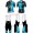 Monkey Town 2017 Fietskleding Set wielershirt korte mouwen+koersbroek kort Bib 33nl10115