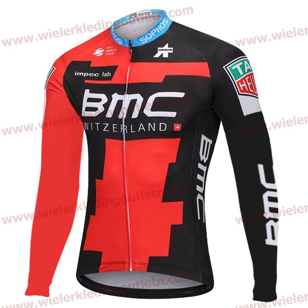 BMC Racing Team 2018 Wielershirts lange mouw nl18a009