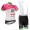 2018 Cannondale Education First-Drapac rose Fietskleding Set wielershirt korte mouwen+koersbroek kort Bib 33nl10050