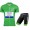 DECEUNINCK QUICK-STEP 2020 Tour De France groen Fietskleding Fietsshirt Korte Mouw+Korte Fietsbroeken 2010