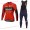 Bahrain Merida 2018 Wielerkleding Set Wielershirts lange mouw+fietsbroek lang met zeem nl18a064