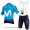 2018 Movistar Team Wielerkleding Fietsshirt Korte mouw+Korte fietsbroeken Bib 817AMZL