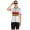 Dames CRAFT Hale Graphic Wielerkleding Wielershirt Korte Mouw+Korte Fietsbroeken Wit F10JS F10JS