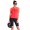 Dames CRAFT Hale Glow Wielerkleding Wielershirt Korte Mouw+Korte Fietsbroeken Rood MLUXH MLUXH