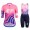 Dames EF Education First Fietskleding Wielershirt Korte Mouw+Korte Fietsbroeken Bib 2020 CJA91 CJA91