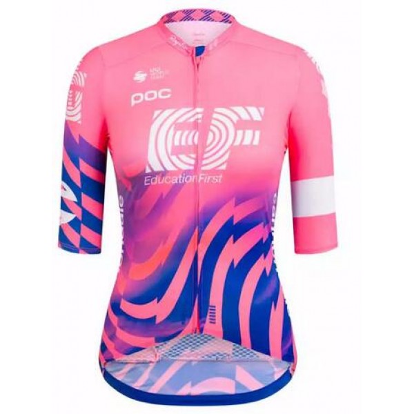 Dames EF Education First Fietsshirt Korte Mouw 2020 VJA5F VJA5F