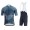 GORE WEAR GORE C3 Combat Fietskleding Wielershirt Korte Mouw+Korte Fietsbroeken Bib Blauw QONQQ QONQQ