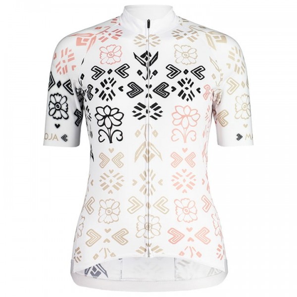 Dames MALOJA PuraM Fietsshirt Korte Mouw Wit DZF6S DZF6S