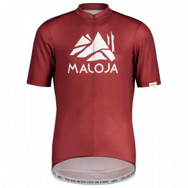 MALOJA SanetschM Fietsshirt Korte Mouw Rood OU12J OU12J