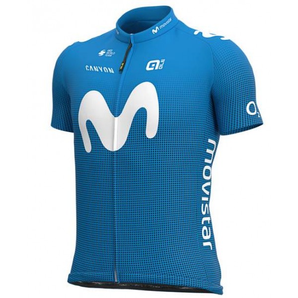 Movistar 2020 Fietsshirt Korte Mouw QUEZD QUEZD