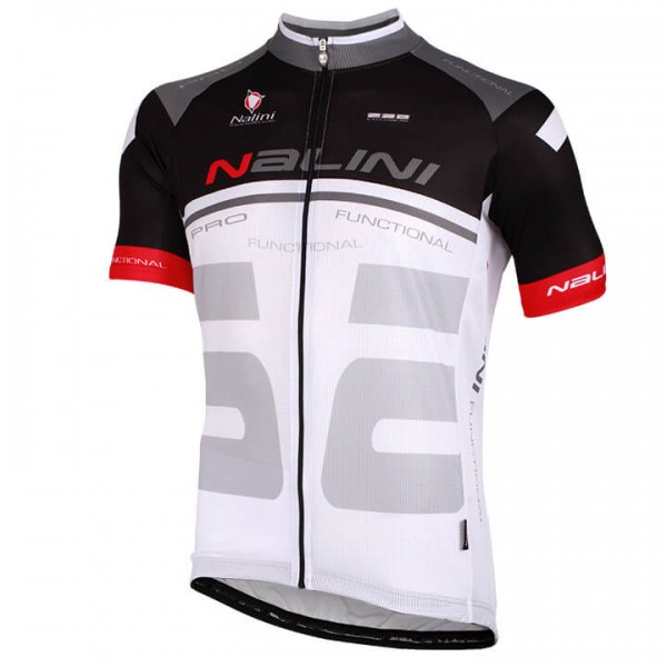 NALINI Bao Fietsshirt Korte Mouw Zwart Rood 2F20D 2F20D