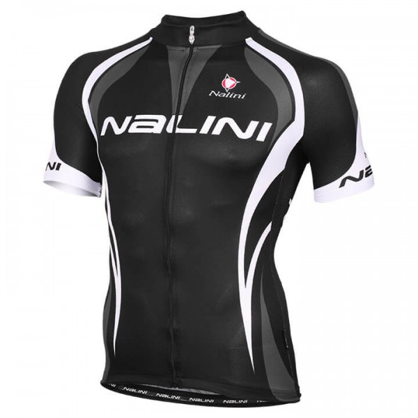 NALINI Predazzo Fietsshirt Korte Mouw Zwart Wit QNJO0 QNJO0