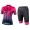 Dames NALINI Turin 2006 Wielerkleding Wielershirt Korte Mouw+Korte Fietsbroeken Fuchsia 86GHS 86GHS