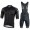 NALINI Sydney 2000 Fietskleding Wielershirt Korte Mouw+Korte Fietsbroeken Bib Zwart Wit IKB4W IKB4W