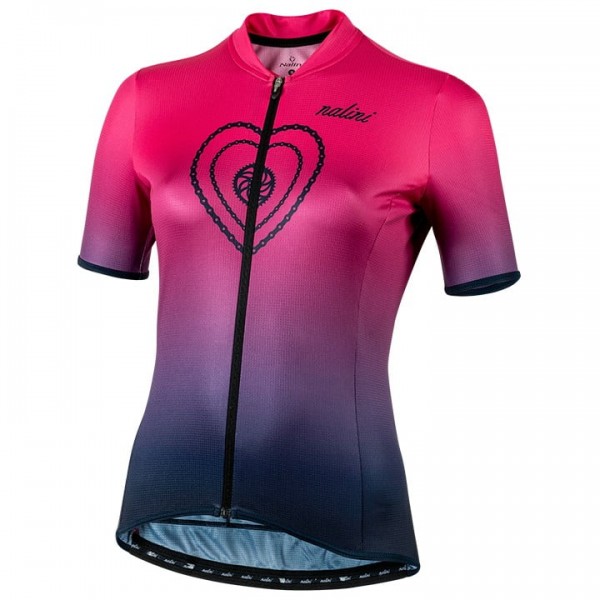 Dames NALINI Turin 2006 Fietsshirt Korte Mouw Fuchsia RJ825 RJ825