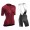 Dames NORTHWAVE Allure Fietskleding Wielershirt Korte Mouw+Korte Fietsbroeken Bib Rood YS538 YS538