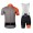 2020 POC Essential Road Fietskleding Wielershirt Korte Mouw+Korte Fietsbroeken Bib Gris Orange HO740 HO740