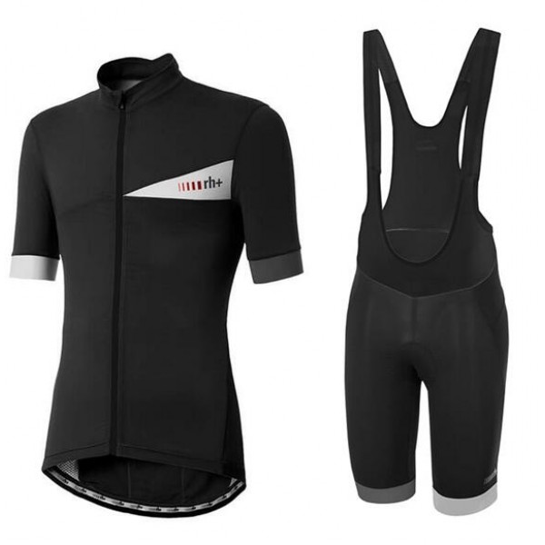 RH+Prime Evo Fietskleding Wielershirt Korte Mouw+Korte Fietsbroeken Bib Zwart 2SVYJ 2SVYJ