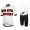 2020 RH+Snake Fietskleding Wielershirt Korte Mouw+Korte Fietsbroeken Bib Wit Rood P2YUG P2YUG