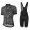 RH+Fashion Power Fietskleding Wielershirt Korte Mouw+Korte Fietsbroeken Bib Gris TAKPH TAKPH