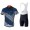 SHIMANO Climbers Fietskleding Wielershirt Korte Mouw+Korte Fietsbroeken Bib Blauw 2MY6C 2MY6C