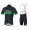 SHIMANO Team Fietskleding Wielershirt Korte Mouw+Korte Fietsbroeken Bib Zwart Groen 6YMLH 6YMLH
