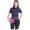 Dames SHIMANO Sumire Wielerkleding Wielershirt Korte Mouw+Korte Fietsbroeken DunkelBlauw GDDND GDDND