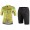 2020 Dames BIANCHI MILANO Silis Fietsshirt Korte Mouw+Korte Fietsbroeken geel 2020249