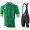 2020 UAE Tour Fietskleding Wielershirt Korte+Korte Fietsbroeken Bib Grün 2020110