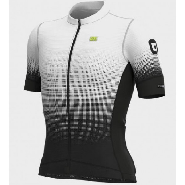 Ale PR-S Dots Fietsshirt Korte Mouw wit L12746719-02 2020145