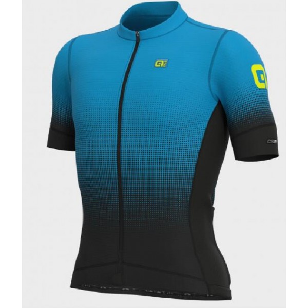 Ale PR-S Dots Fietsshirt Korte Mouw hellBlau L12752119-02 2020143