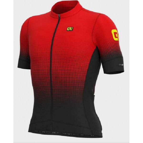 Ale PR-S Dots Fietsshirt Korte Mouw rood L12742319-02 2020146