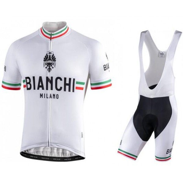 2020 BIANCHI MILANO Isalle Fietsshirt Korte Mouw+Pelau Fietsen koersbroek kort Bib wit 2020229