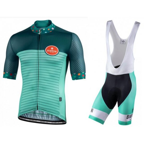 BIANCHI MILANO Taloro Fietsshirt Korte Mouw+Pelau Fietsen koersbroek kort Bib 2020 2020238