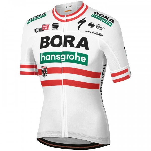 Fietsshirt Korte Mouws BORA-hansgrohe Oostenrijks kampioen 2020 2020090