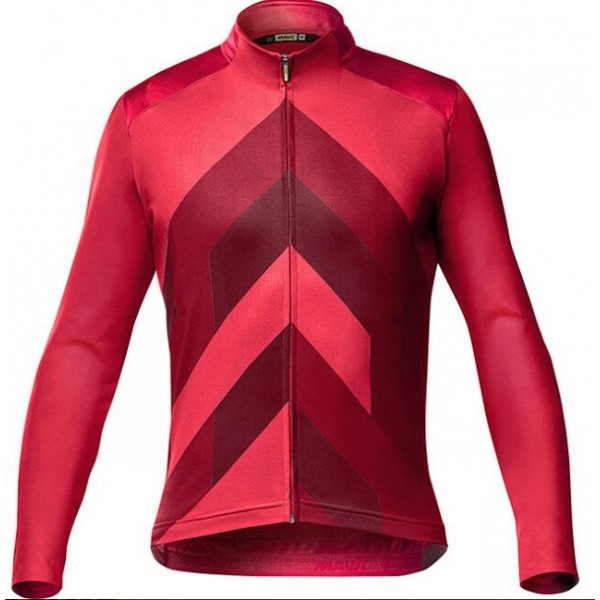 MAVIC Cosmic Graphic 2020 Wielershirts lange mouw rood 2020340