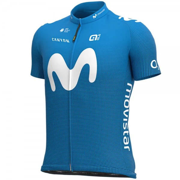 2021 Movistar Pro Team Fietskleding Fietsshirt Korte Mouw 970